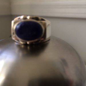 Sterling Silver and Lapis Ring